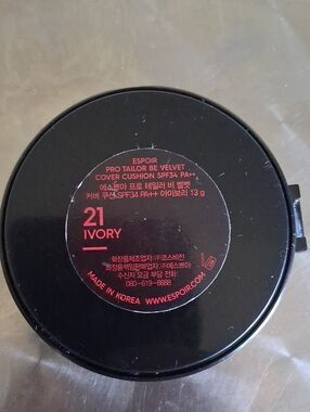 ESPOIR Pro Tailor Be Velvet Cover Cushion SPF34 PA++ - Ivory 21